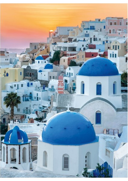 39480 Clementoni, Santorini, 1000 Parça Puzzle