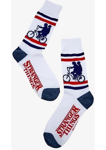 Stranger Things - Bicycle Children Unisex Çorap