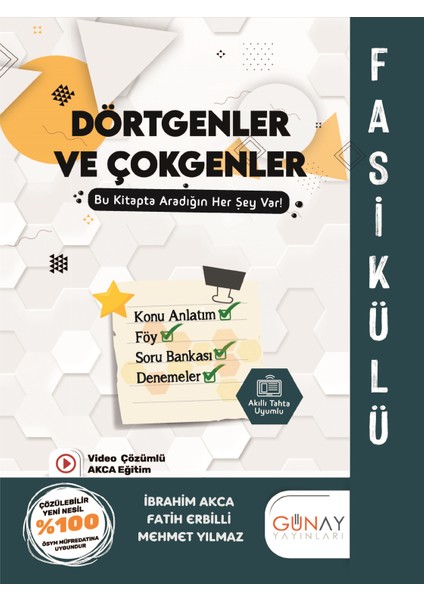 Gün&Ay Yayınları Dörtgenler ve Çokgenler Fasikülü