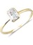 Beyaz Taşlı Altın Tektaş Yüzük YZA.103.01 1