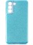 - Samsung Galaxy S21 FE - Kılıf Simli Koruyucu Shining Silikon - Mavi - T21264 1