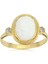 Altın Yüzük - Oval Opal Taşlı Altın Yüzük 1