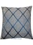 Geometrik Desenli Açık Mavi Kabartmalı Kırlent Kılıfı 45CM*45CM 2