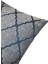 Geometrik Desenli Açık Mavi Kabartmalı Kırlent Kılıfı 45CM*45CM 4