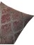 Geometrik Desenli Bordo Kabartmalı Kırlent Kılıfı 45CM*45CM 3