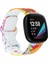 Fitbit Versa 3 Baskı Kordonlu Saat İçin, Boyut: L (Yurt Dışından) 5