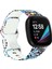 Fitbit Versa 3 Baskı Kordonlu Saat İçin, Boyut: L (Yurt Dışından) 5