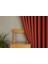 Fon Perde Keten Kiremit Rengi 1-2 Seyrek Pile 90x260 2
