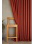 Fon Perde Keten Kiremit Rengi 1-3 Sık Pile 90x260 1