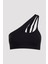 Siyah Lera Cut Halter Bikini Üstü 1