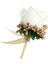 El Yapımı Boutonniere Korsaj Broş Pin Yapay Gül Çiçek Broş Beyaz ve Altın (Yurt Dışından) 5