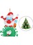 Noel Baba Aşıları Kolye Hediyelik Eşya Süslemeleri Xmas Ailesi Için Kolye A (Yurt Dışından) 5
