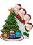 Karantina Kişiselleştirilmiş Noel Ağacı Süs Aile Dekorasyonu Xmas Şu Anda 4 Kişilik (Yurt Dışından) 3