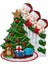 Karantina Kişiselleştirilmiş Noel Ağacı Süsleme Aile Dekoru Xmas Şu Anda 3 Kişilik (Yurt Dışından) 1