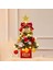 Yapay Mini Dekorasyon Kullanımlık Noel Ağacı Işıkları Masaüstü Xmas Red Yay Için (Yurt Dışından) 5