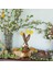 Paskalya Bahar Yapay Saman Kıl Bunny Tavşan Ev Partisi Süsleme Deco B (Yurt Dışından) 3