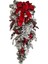 Yapay Noel Çelenk Garland Swag Kar Tanesi Kapı Parti Dekorasyon Için 45 cm Gözyaşı (Yurt Dışından) 1