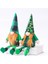 2'li St Patrick Günü Leprechaun Gnome Peluş El Yapımı Cüceler Ev Dekor (Yurt Dışından) 3