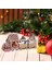 Noel Baba Figürinler Süsler Sevimli Dekor Ev Noel Reçine Minyatürleri Gnome Şeker Tren (Yurt Dışından) 5
