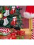 4 Adet Klasik Kırmızı ve Beyaz Keçe Noel Çorap Xmas Asılı Dekorasyon (Yurt Dışından) 4