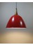 modern,rustik,vintage mutfak,oda,cafe,oteller için kırmızı 1xe27 metal sarkıt avize çap:28cm 1