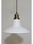 retro,vintage otel,cafe,oda,mutfak için beyaz 1xe27 metal sarkıt avize çap:30cm 2