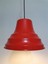 vintage,retro otel,mutfak,oda,cafeler için kırmızı 1xe27 tekli metal sarkıt avize çap:27cm 1
