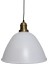 retro,vintage mutfak,oda,cafe,oteller için beyaz 1xe27 metal sarkıt avize çap:28cm 2