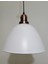retro,vintage mutfak,oda,cafe,oteller için beyaz 1xe27 metal sarkıt avize çap:28cm 1