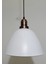 retro,vintage mutfak,oda,cafe,oteller için beyaz 1xe27 metal sarkıt avize çap:28cm 2