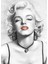 Monroe 3D Poster - 3 Boyutlu Tek Parça Duvar Kağıdı 2