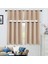 Modern Karartma Yarım Perdesi Kısa Pencere Tier Valance Home Cafe Gizlilik Bej S (Yurt Dışından) 2