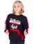 Erkek Çocuk Direct Yazı Baskılı Kanguru Cep Sweatshirt 14130 3