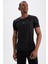 Fit Slim Fit Bisiklet Yaka Sporcu Tişört X6142AZ22SM 1