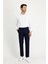 Slim Fit Klasik Keten Pantolon 1