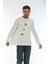 Süperlife Bisiklet Yaka Baskılı Sweatshirt SPR22SW131 3