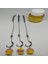 Yüzen Eva Rig Takımı Muz Atraktörlü (3' Lü Set) 1