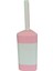 Plastik Elegant Muhafazalı Tuvalet Klozet Fırça Takımı Karışık Renk ZP-150 1