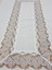 Beril Lüx Dantelli Keten Kumaş Krem Masa Örtüsü Dikdörtgen 160x230 cm - 1123 3