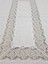 Beril Lüx Dantelli Keten Kumaş Pudra Masa Örtüsü Dikdörtgen 160x230 cm - 1124 3