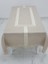 Antik Lüx Jakar Bordürlü Keten Kumaş Bej Masa Örtüsü Dikdörtgen 160x230 cm - 1128 3
