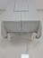 Antik Lüx Jakar Bordürlü Keten Kumaş Gri Masa Örtüsü Dikdörtgen 160x230 cm - 1129 3