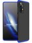 Galaxy A73 Kılıf Soft Hard Koruma Ays Siyah-Mavi 1