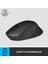 Logitech M330 Sessiz Kablosuz Optik Mouse - Siyah 3