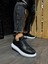 Knack Sneakers Ayakkabı 911 Siyah (Beyaz Taban) 1