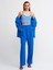 10184 Askılı Triko Atlet Crop-Saks 3
