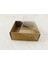 Kraft Asetat Kapaklı Kutu 9X9X3 cm (25 Adet) 1