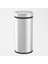 Pratik Döner Kapaklı Ofis Mutfak Tuvalet Banyo Çöp Kovası Krom 27 Litre 1