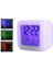 7 Renk Değiştiren Alarmlı Dijital Küp Saat 1