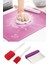 Hamur Açma Matı + Çelik Hamur Kesme Spatulası + Silikon Yumurta Fırçası ve Spatula 2'li Set 2
